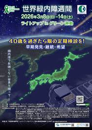 目がかすむ・視野が欠けて見える・健診で「視神経乳頭陥凹拡大(疑い)」と言われた。そのままにしないで眼科へ受診を！〜世界緑内障週間👀🗓️〜